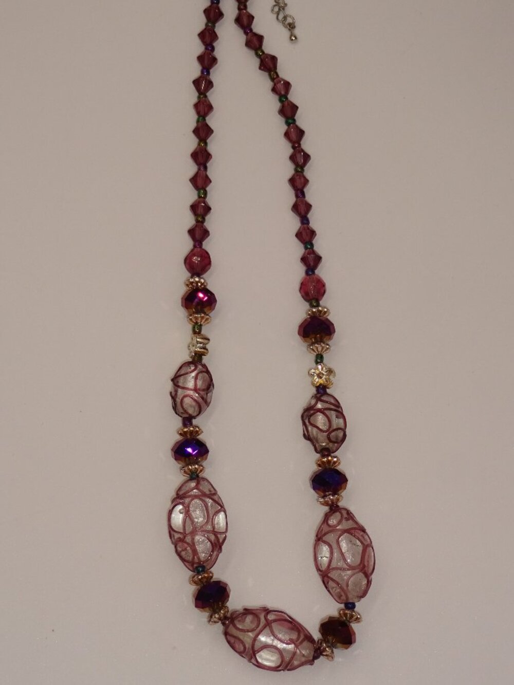 Vintage-Style Madama Butterfly Opera Souvenir Beaded Necklace Peabody Auditorium